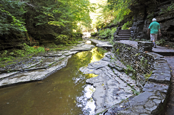 Lee Duquette on the gorge trail